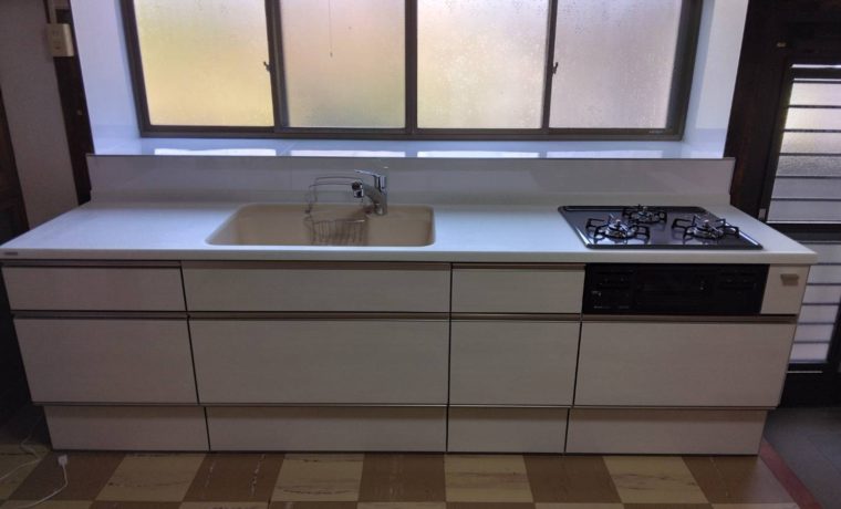 安曇野市豊科Ｍ邸にてキッチン改修工事が完了しました!!